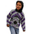 Personalised Aotearoa Niho Taniwha Motif Kid Hoodie Violet Style