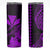 Kakau Polynesian Tribal Hawaiian Turtle Skinny Tumbler with Kanaka Maoli Purple