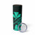 Kakau Polynesian Tribal Hawaiian Turtle Skinny Tumbler with Kanaka Maoli Turquoise