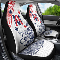 Kingdom of Uvea 1842-1860 Personalized Car Seat Cover Wallis and Futuna Polynesian Tribal Pattern LT9 - Polynesian Pride