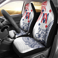 Kingdom of Uvea 1842-1860 Personalized Car Seat Cover Wallis and Futuna Polynesian Tribal Pattern LT9 - Polynesian Pride