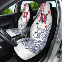 Kingdom of Uvea 1842-1860 Personalized Car Seat Cover Wallis and Futuna Polynesian Tribal Pattern LT9 - Polynesian Pride