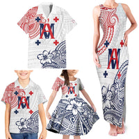 Kingdom of Uvea 1842-1860 Personalized Family Matching Tank Maxi Dress and Hawaiian Shirt Wallis and Futuna Polynesian Tribal Pattern LT9 - Polynesian Pride