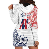 Kingdom of Uvea 1842-1860 Personalized Hoodie Dress Wallis and Futuna Polynesian Tribal Pattern LT9 - Polynesian Pride
