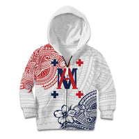 Kingdom of Uvea 1842-1860 Personalized Kid Hoodie Wallis and Futuna Polynesian Tribal Pattern