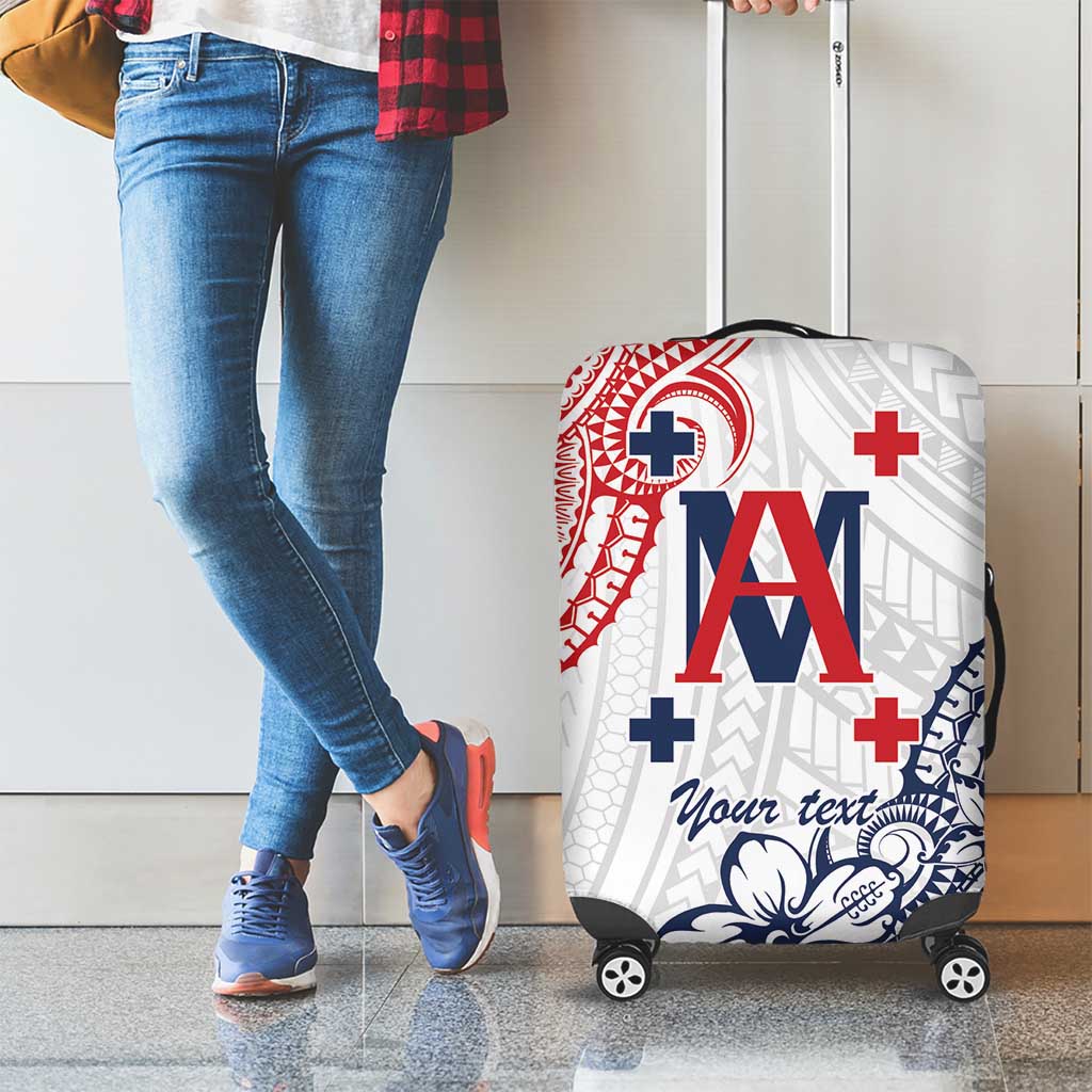 Kingdom of Uvea 1842-1860 Personalized Luggage Cover Wallis and Futuna Polynesian Tribal Pattern LT9 - Polynesian Pride