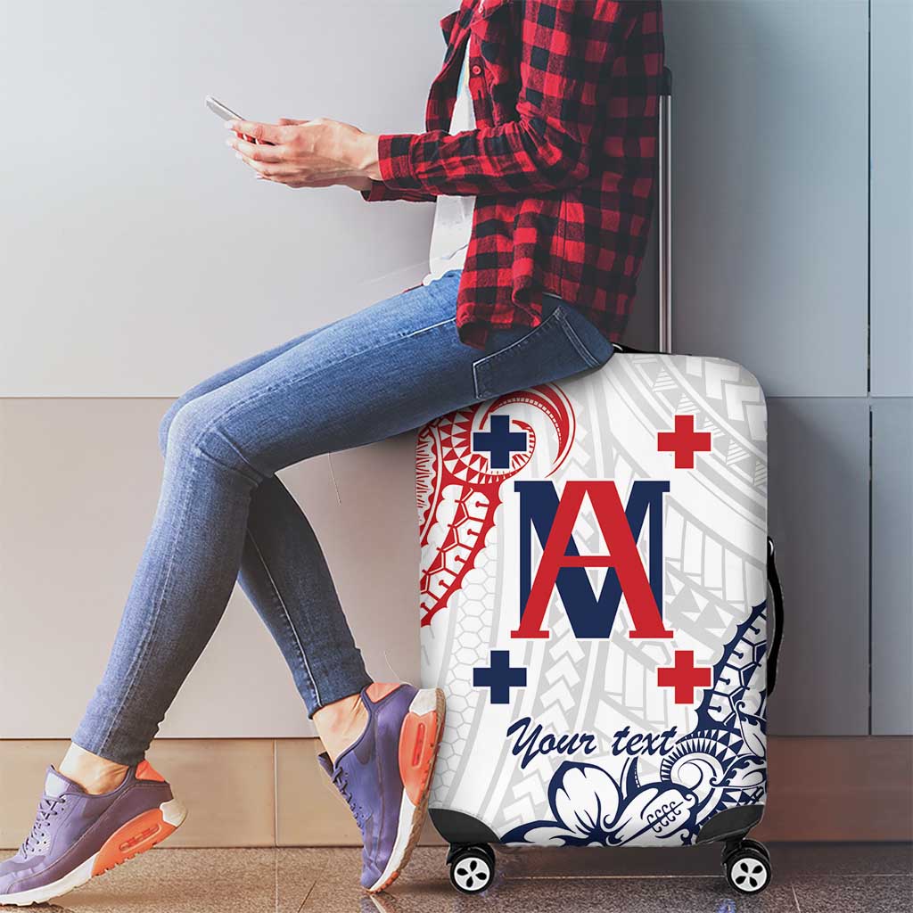Kingdom of Uvea 1842-1860 Personalized Luggage Cover Wallis and Futuna Polynesian Tribal Pattern LT9 - Polynesian Pride