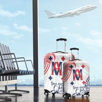 Kingdom of Uvea 1842-1860 Personalized Luggage Cover Wallis and Futuna Polynesian Tribal Pattern LT9 - Polynesian Pride