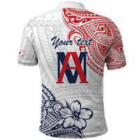 Kingdom of Uvea 1842-1860 Personalized Polo Shirt Wallis and Futuna Polynesian Tribal Pattern