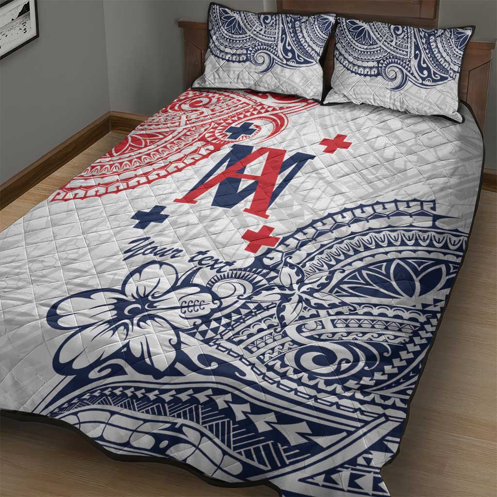 Kingdom of Uvea 1842-1860 Personalized Quilt Bed Set Wallis and Futuna Polynesian Tribal Pattern LT9 - Polynesian Pride