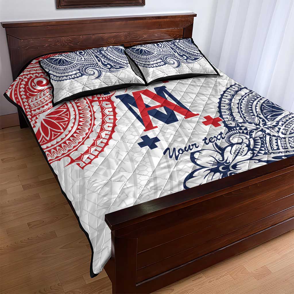 Kingdom of Uvea 1842-1860 Personalized Quilt Bed Set Wallis and Futuna Polynesian Tribal Pattern LT9 - Polynesian Pride