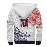 Kingdom of Uvea 1842-1860 Personalized Sherpa Hoodie Wallis and Futuna Polynesian Tribal Pattern LT9 - Polynesian Pride