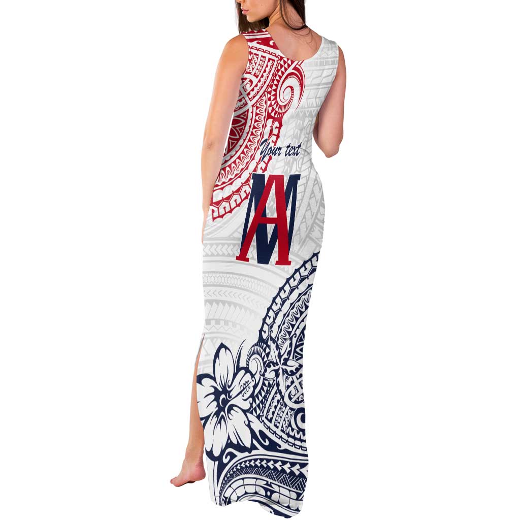 Kingdom of Uvea 1842-1860 Personalized Tank Maxi Dress Wallis and Futuna Polynesian Tribal Pattern LT9 - Polynesian Pride