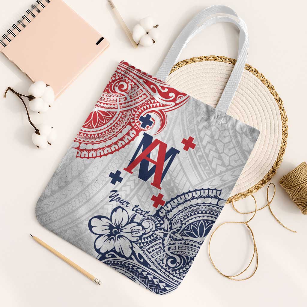 Kingdom of Uvea 1842-1860 Personalized Tote Bag Wallis and Futuna Polynesian Tribal Pattern - Polynesian Pride