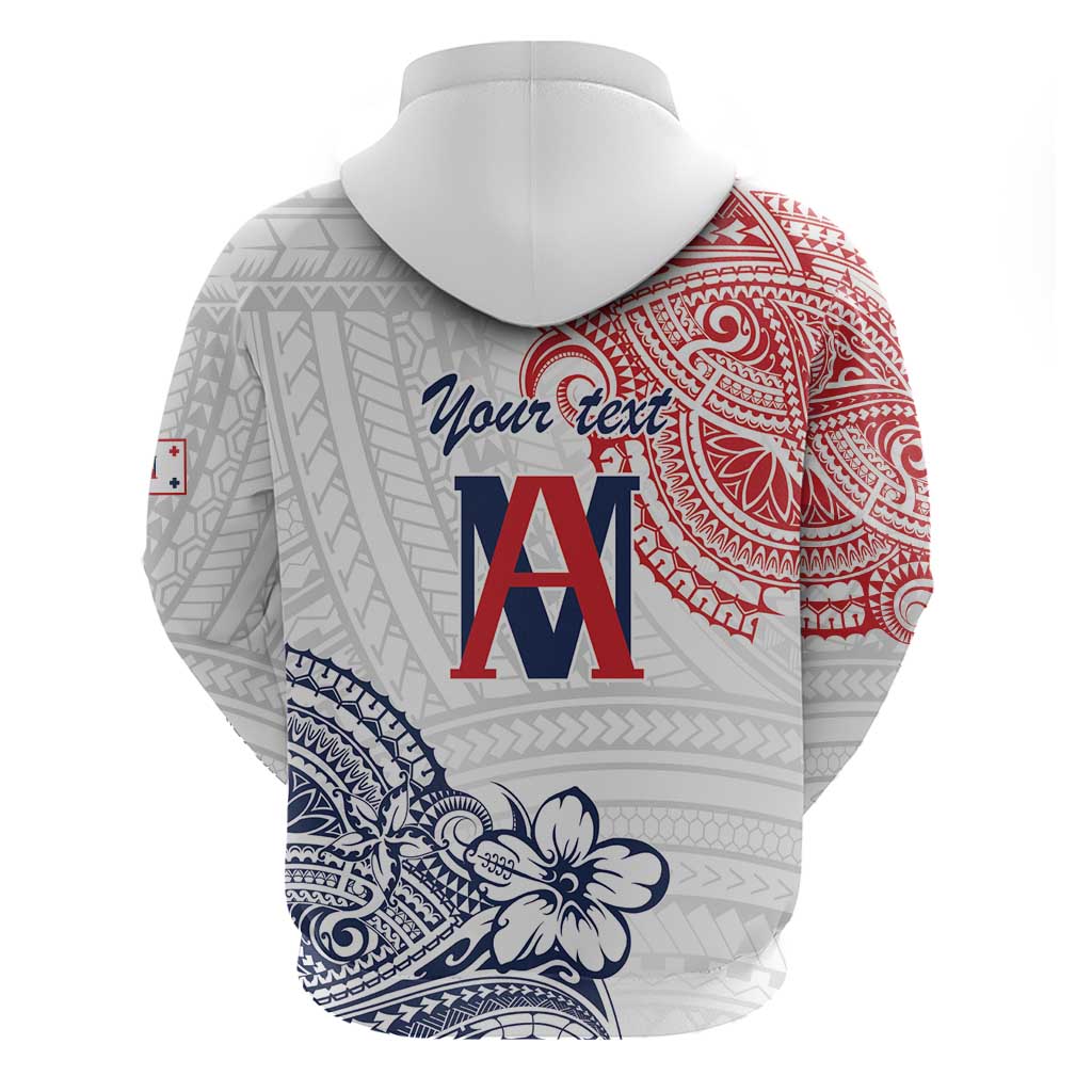 Kingdom of Uvea 1842-1860 Personalized Zip Hoodie Wallis and Futuna Polynesian Tribal Pattern LT9 - Polynesian Pride