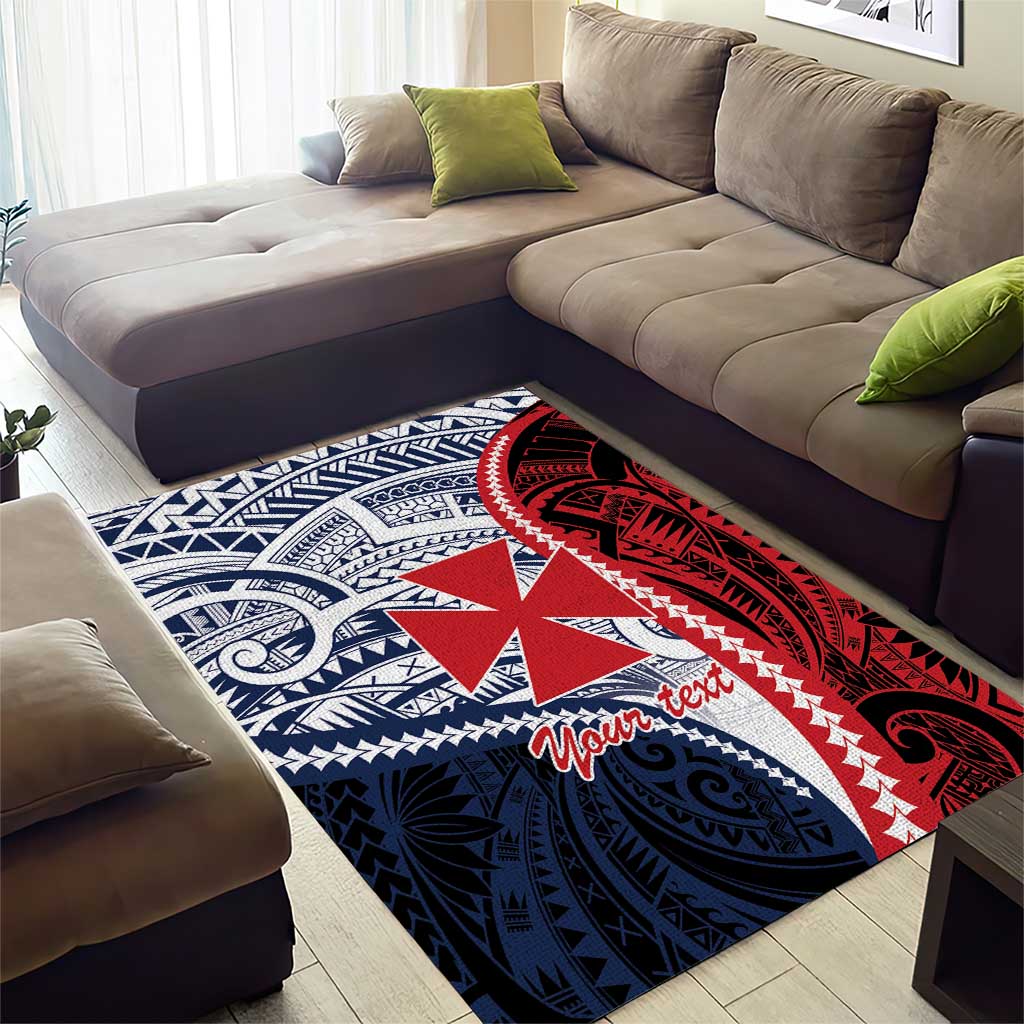 Kingdom of Uvea 1860-1886 Personalized Area Rug Wallis and Futuna Polynesian Tribal Pattern LT9 - Polynesian Pride