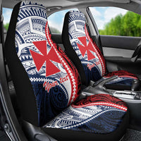 Kingdom of Uvea 1860-1886 Personalized Car Seat Cover Wallis and Futuna Polynesian Tribal Pattern LT9 - Polynesian Pride