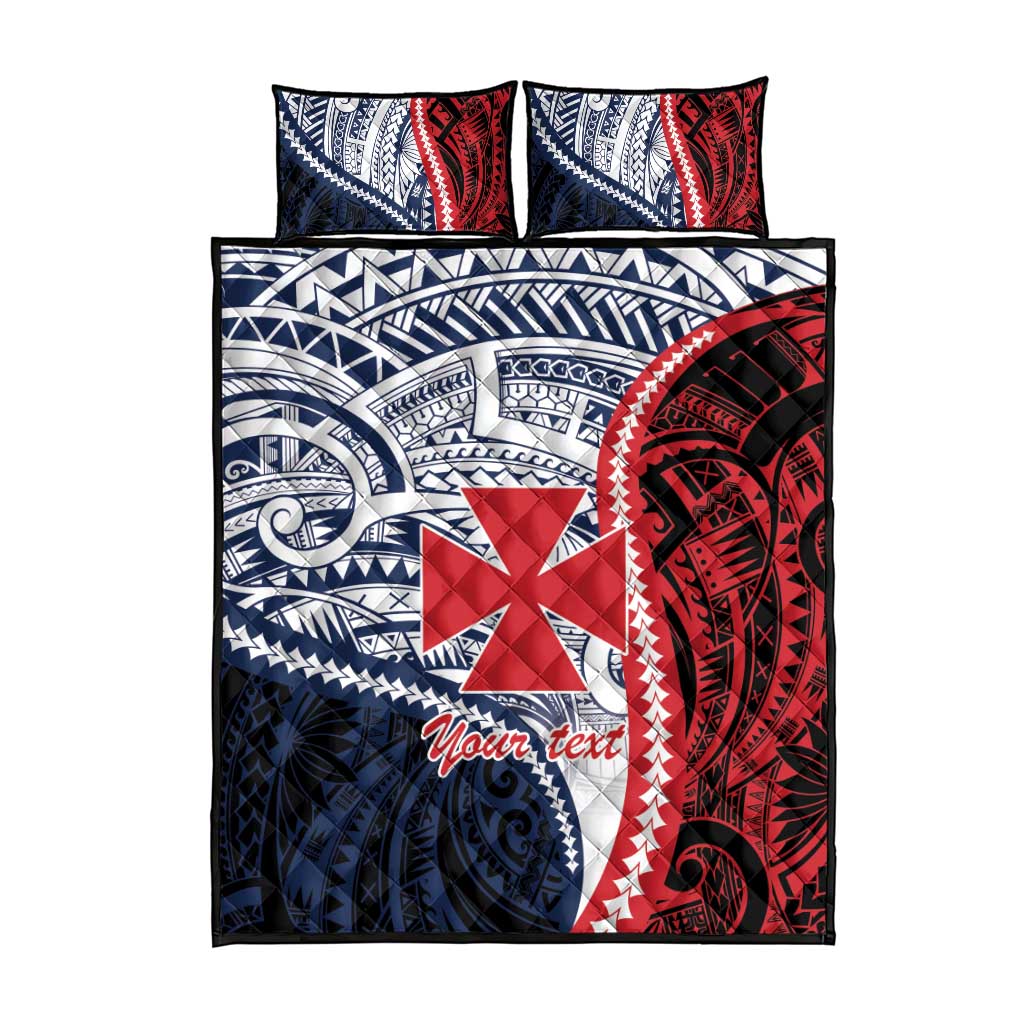 Kingdom of Uvea 1860-1886 Personalized Quilt Bed Set Wallis and Futuna Polynesian Tribal Pattern LT9 - Polynesian Pride