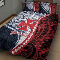Kingdom of Uvea 1860-1886 Personalized Quilt Bed Set Wallis and Futuna Polynesian Tribal Pattern LT9 - Polynesian Pride
