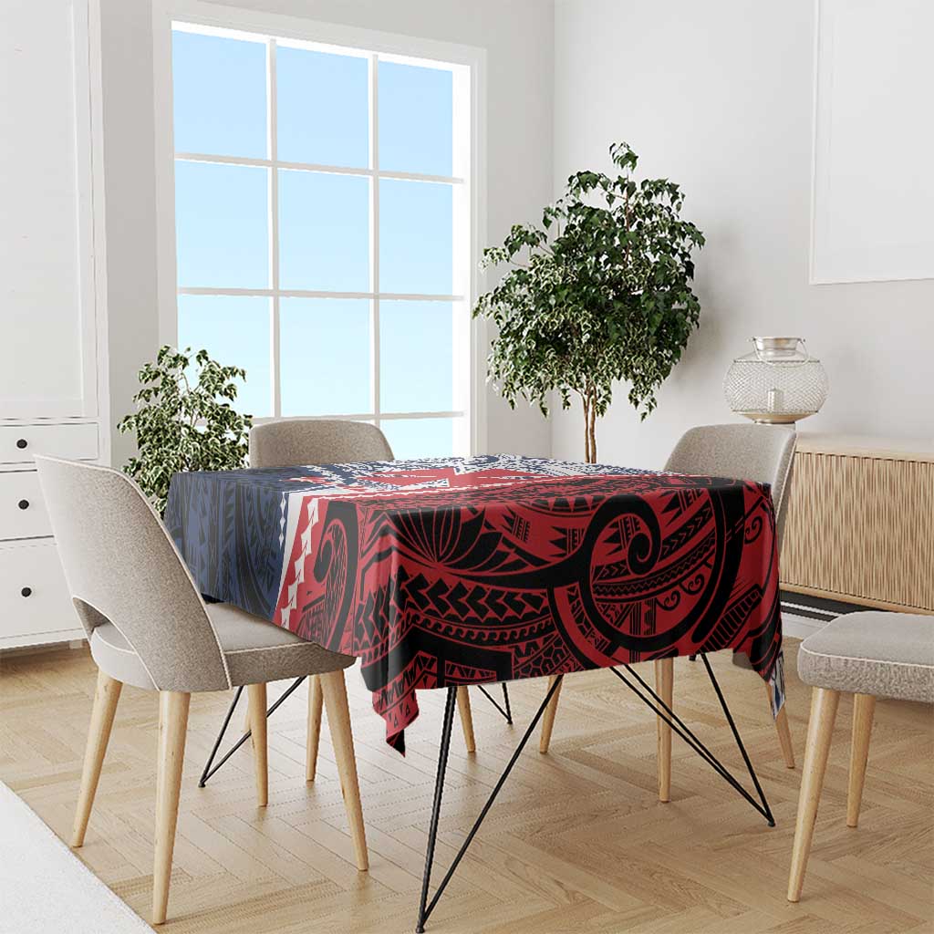 Kingdom of Uvea 1860-1886 Personalized Tablecloth Wallis and Futuna Polynesian Tribal Pattern