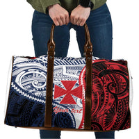 Kingdom of Uvea 1860-1886 Personalized Travel Bag Wallis and Futuna Polynesian Tribal Pattern - Polynesian Pride
