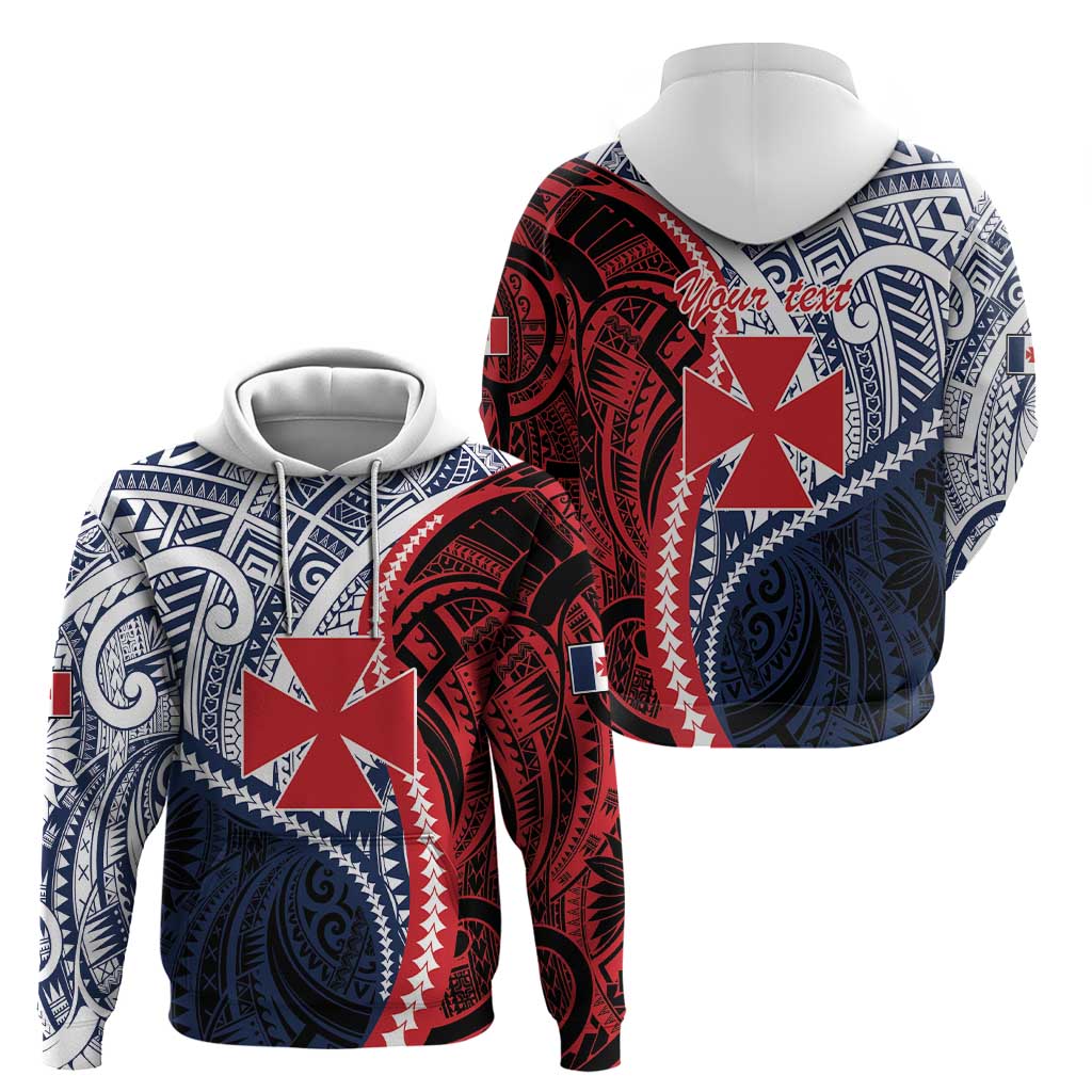 Kingdom of Uvea 1860-1886 Personalized Zip Hoodie Wallis and Futuna Polynesian Tribal Pattern LT9 - Polynesian Pride