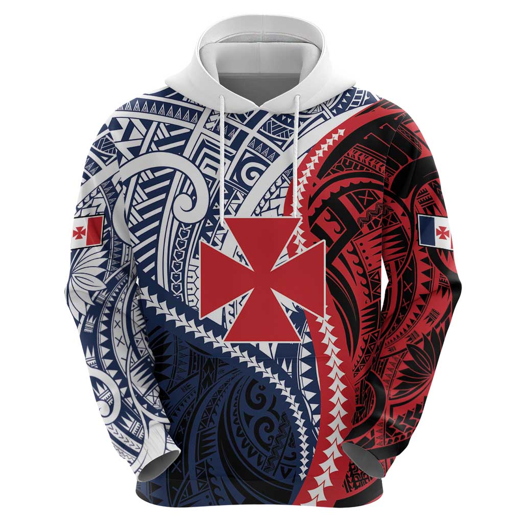 Kingdom of Uvea 1860-1886 Personalized Zip Hoodie Wallis and Futuna Polynesian Tribal Pattern LT9 - Polynesian Pride
