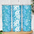 Hawaiian Lei Day Skinny Tumbler Blue Hibiscus Flowers Lei Art
