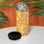Hawaiian Lei Day 4 in 1 Can Cooler Tumbler Gold Hibiscus Flowers Lei Art