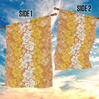 Hawaiian Lei Day Garden Flag Gold Hibiscus Flowers Lei Art LT9 - Polynesian Pride