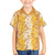 Hawaiian Lei Day Kid Hawaiian Shirt Gold Hibiscus Flowers Lei Art