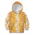Hawaiian Lei Day Kid Hoodie Gold Hibiscus Flowers Lei Art