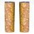 Hawaiian Lei Day Skinny Tumbler Gold Hibiscus Flowers Lei Art
