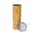 Hawaiian Lei Day Skinny Tumbler Gold Hibiscus Flowers Lei Art