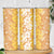 Hawaiian Lei Day Skinny Tumbler Gold Hibiscus Flowers Lei Art
