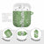 Hawaiian Lei Day AirPods Case Green Hibiscus Flowers Lei Art - Polynesian Pride
