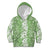 Hawaiian Lei Day Kid Hoodie Green Hibiscus Flowers Lei Art