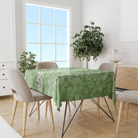Hawaiian Lei Day Tablecloth Green Hibiscus Flowers Lei Art LT9 - Polynesian Pride