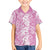 Hawaiian Lei Day Kid Hawaiian Shirt Pink Hibiscus Flowers Lei Art