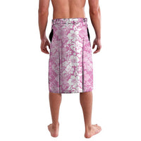 Hawaiian Lei Day Lavalava Pink Hibiscus Flowers Lei Art