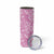 Hawaiian Lei Day Skinny Tumbler Pink Hibiscus Flowers Lei Art