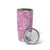 Hawaiian Lei Day Tumbler Cup Pink Hibiscus Flowers Lei Art
