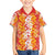 Hawaiian Lei Day Kid Hawaiian Shirt Red Hibiscus Flowers Lei Art