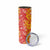 Hawaiian Lei Day Skinny Tumbler Red Hibiscus Flowers Lei Art