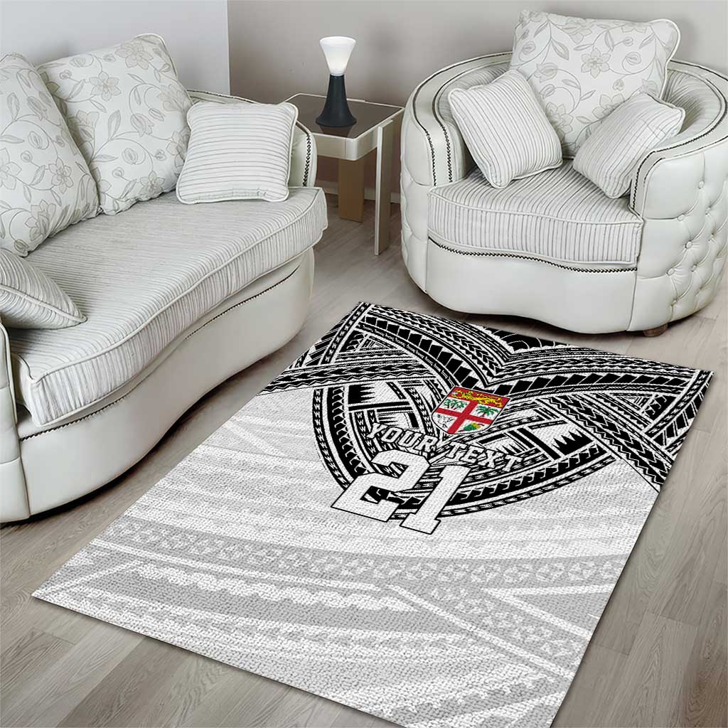 Flying Fijians Pacific Fiji Rugby Custom Area Rug Polynesian Pattern LT9 - Polynesian Pride
