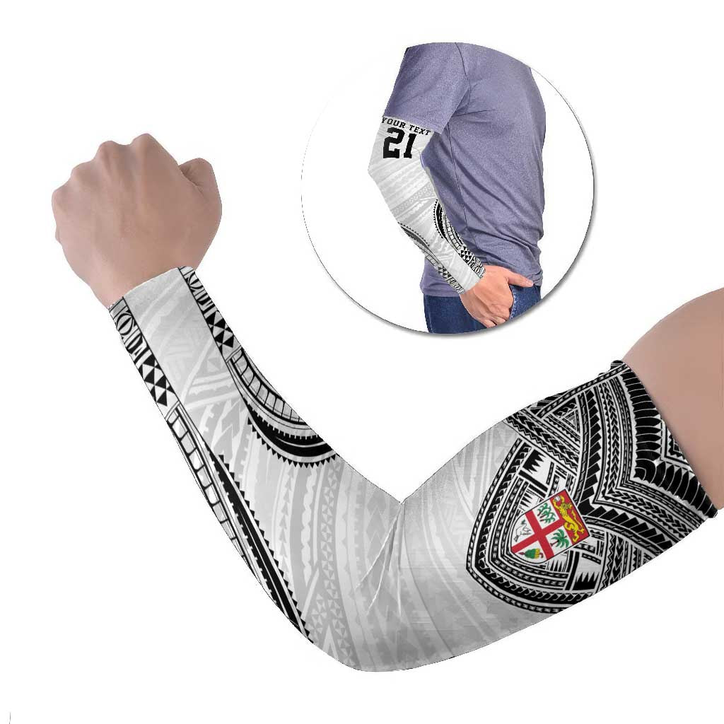 Flying Fijians Pacific Fiji Rugby Custom Arm Sleeves Polynesian Pattern - Polynesian Pride
