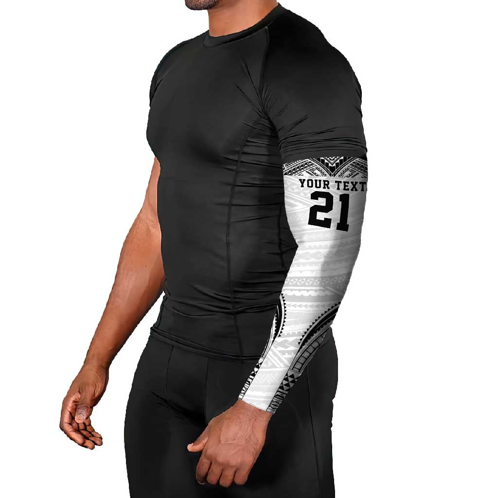 Flying Fijians Pacific Fiji Rugby Custom Arm Sleeves Polynesian Pattern - Polynesian Pride