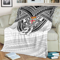 Flying Fijians Pacific Fiji Rugby Custom Blanket Polynesian Pattern