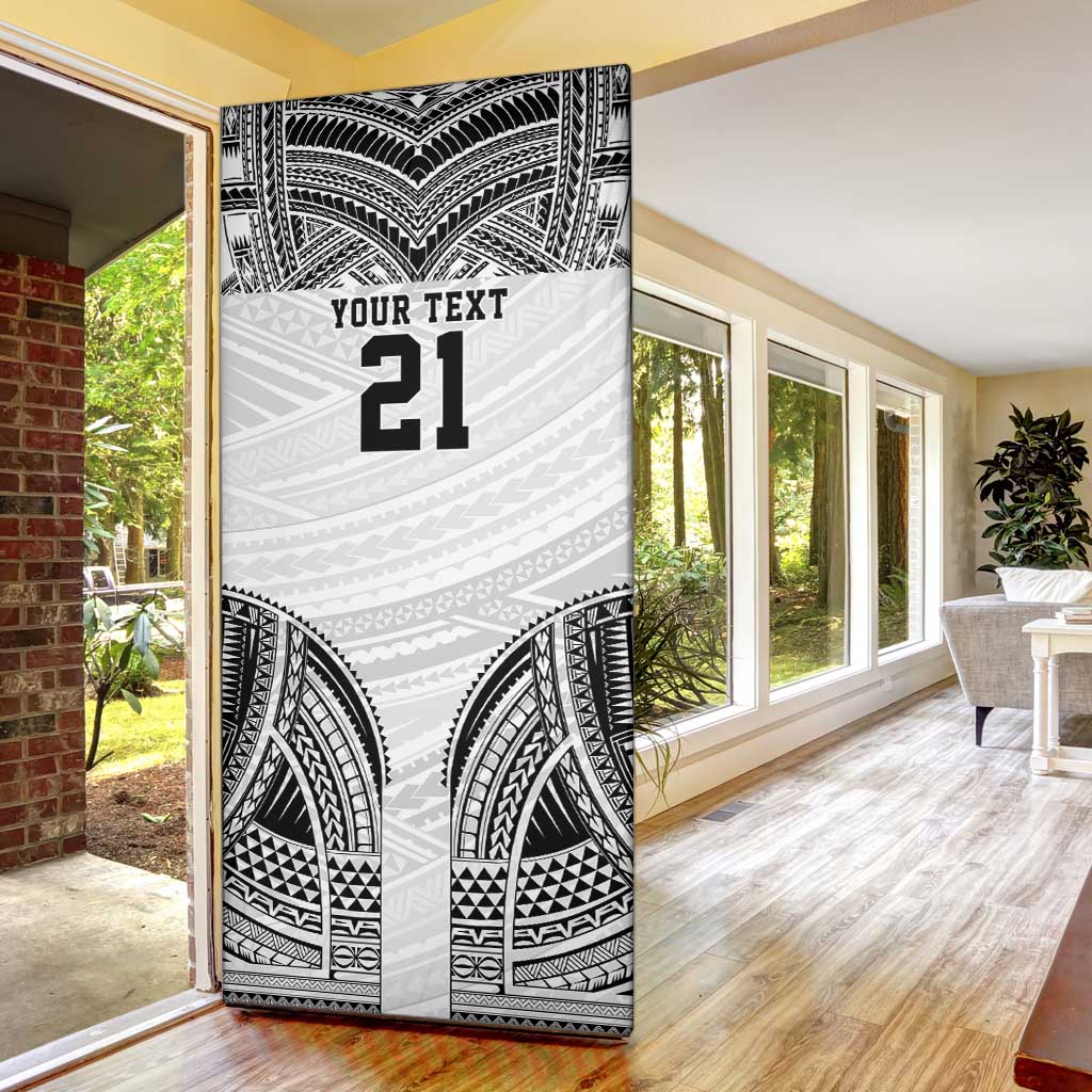 Flying Fijians Pacific Fiji Rugby Custom Door Cover Polynesian Pattern - Polynesian Pride