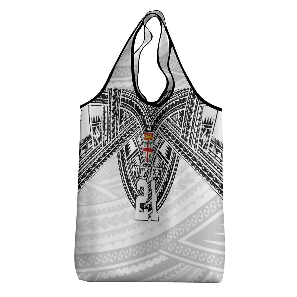 Flying Fijians Pacific Fiji Rugby Custom Grocery Bag Polynesian Pattern LT9 - Polynesian Pride